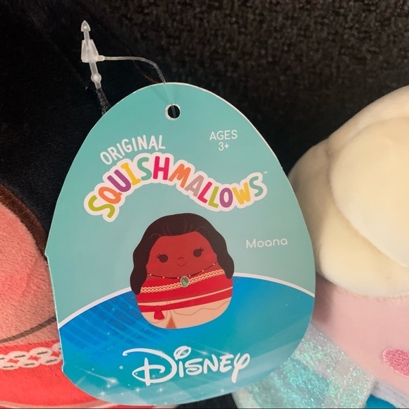 🦩NWT Disney Squishmallows Moana And Frozen Elsa 6.5” HTF Princess - Picture 4 of 5